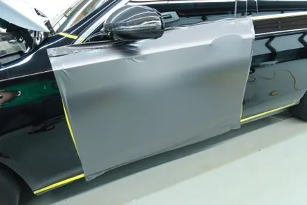 벤츠 E300 사틴다크그레이 전체랩핑 / 김포시 고양리