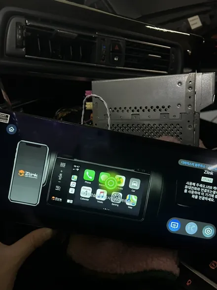 BMW 5시리즈 F10 안드로이드 올인원(무선 카플레이)경기도 용인 출장설치완료 / 서울 영등포 양평동