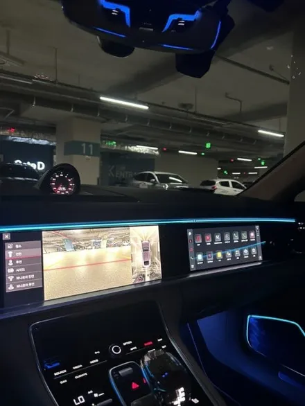 포르쉐 파나메라 971 다이내믹 LED 앰비언트 및 조수석 안드로이드 올인원 설치 완료 / 서울 영등포 양평동