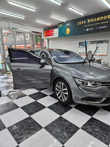 구미 SM6썬팅 가성비 좋은 레이노 R2로 재시공 / 경북 구미