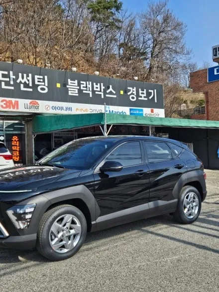 구미 신차썬팅 코나 버텍스900 밝은 농도로 썬팅 했어요 / 경북 구미