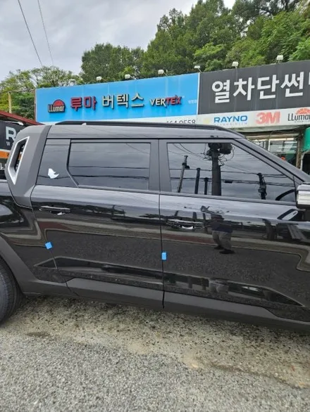 확실한 열차단! 구미 무쏘EV 레이노 F95 썬팅 시공기 / 경북 구미