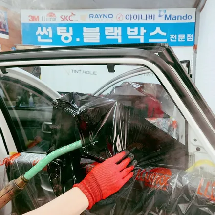 구미루마썬팅 상모점 올뉴소렌토 버텍스900+700조합/순정 원격시동 매직카M8s / 경북 구미