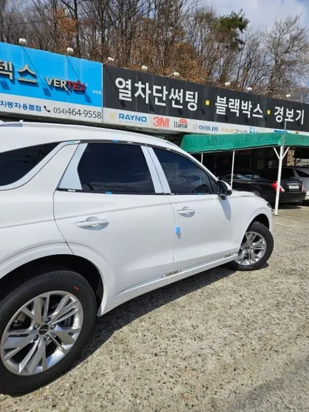 구미 GV70 신차썬팅은 제네시스 공식 프리미엄 썬팅샵에서 시공 / 경북 구미