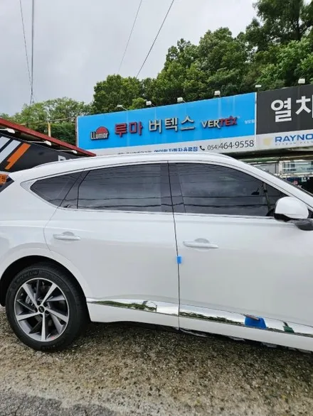 구미썬팅추천, 제네시스 GV80 공식 프리미엄 샵에서 시공 완료! / 경북 구미
