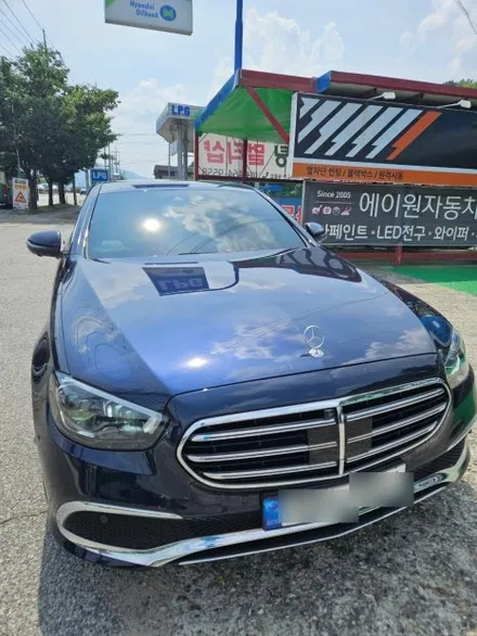 구미 벤츠 E클레스 앞유리썬팅 시인성+열차단 = 버텍스900 / 경북 구미