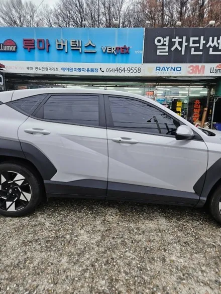 디올뉴 코나 2년만에 썬팅 재시공 이유는? / 경북 구미