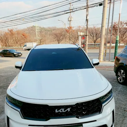 레이노썬팅 2세대  F95+유리막코팅 신차검수까지 쏘렌토MQ4 시공 사례 / 경북 구미