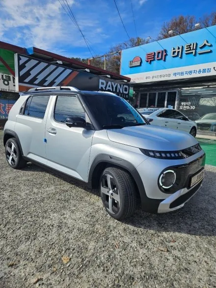 구미 캐스퍼 무광실버 솔라가드 비반사 썬팅으로 시공 / 경북 구미