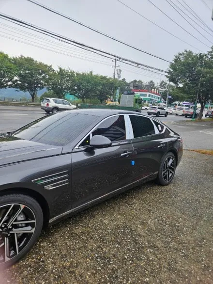 구미 제네시스 썬팅 전문점에서 G80 신차에 버텍스1100 시공 / 경북 구미