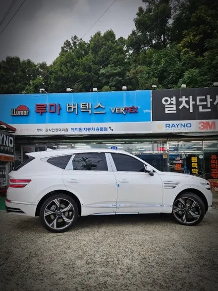 구미썬팅 제네시스 전용 비반사 하이앤드필름 솔라가드 A3 시공 / 경북 구미
