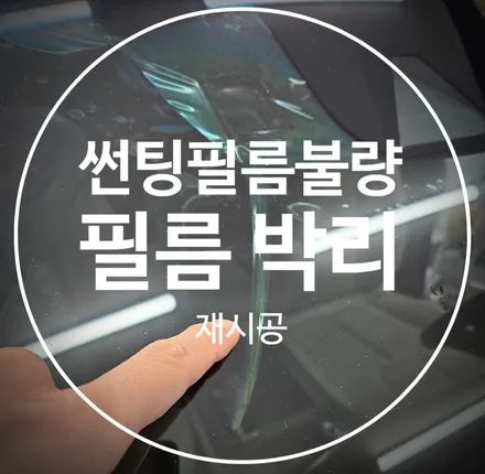 팰리세이드 기존 썬팅필름 불량으로 재시공 / 경북 구미