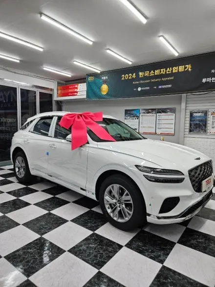 구미 GV70 신차썬팅은 제네시스 공식 프리미엄 썬팅샵에서 시공 / 경북 구미