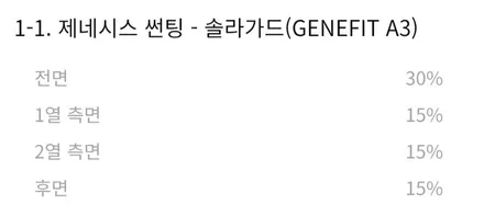 구미썬팅 제네시스 전용 비반사 하이앤드필름 솔라가드 A3 시공 / 경북 구미