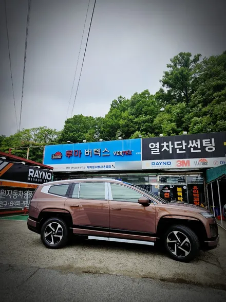 구미신차썬팅 아이오닉9 화려한 열반사 필름으로 열차단 극대화 / 경북 구미
