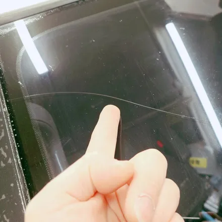 그랜드스타렉스 깨진 앞유리 교환+썬팅 재시공 사례 / 경북 구미