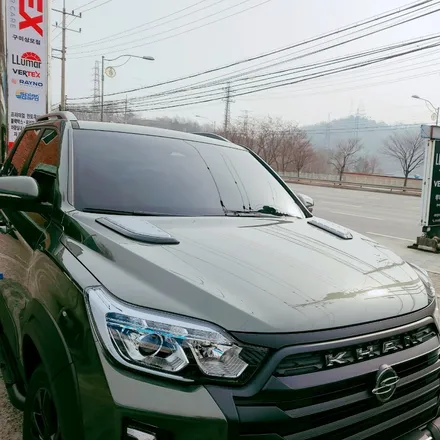 구미썬팅 렉스턴칸 확실한 효과를 위해 버텍스900썬팅 시공 사례 / 경북 구미