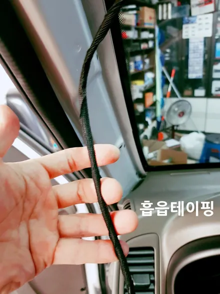 구미썬팅 가성비최고 레이노썬팅 크로마7 착한가격,올바른 시공(포터2 썬팅+블랙박스) / 경북 구미
