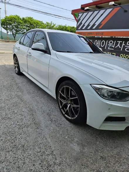 구미레이노썬팅 BMW 앞유리 및 뒷유리 기포썬팅 재시공 / 경북 구미