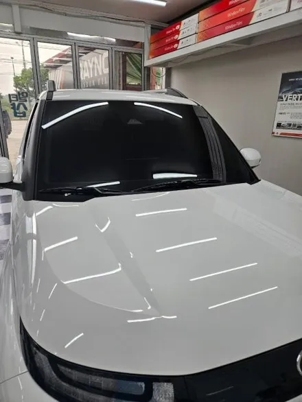 구미 최초 캐스퍼 1차 탁송지에서 캐스퍼썬팅 농도 비교 / 경북 구미