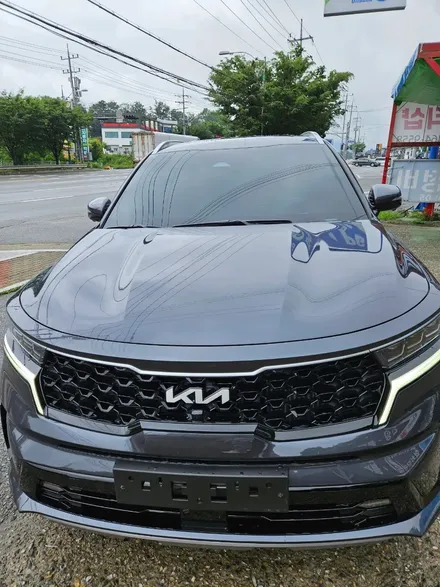 구미 쏘렌토 신차 썬팅 루마 버텍스900+아이나비 Z9000 / 경북 구미