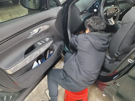 자동차 실내 부산펠트스크래치 커버 시공해보기