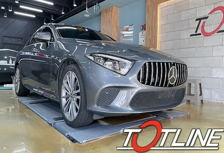 전북PPF 프런트 패키지로 주행 중 돌 빵 도장면 보호를 위해 PPF CLS(C257) 차량에 시공 / 전주시 덕진구