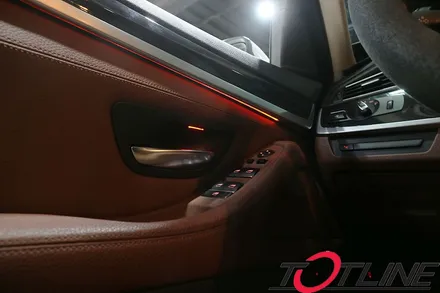 BMW F10 5시리즈 순정엠비언트 광량업 ! 가변엠비언트 BMW코딩으로 여러색상 표현해보자 / 전주시 덕진구