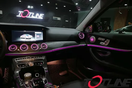벤츠 송풍구엠비언트 E클래스 (W213) E220D 신형 CLS 400D 처럼 엠비언트 튜닝은 전문적으로 깔끔하게 티오티라인 에서 장착하자 / 전주시 덕진구