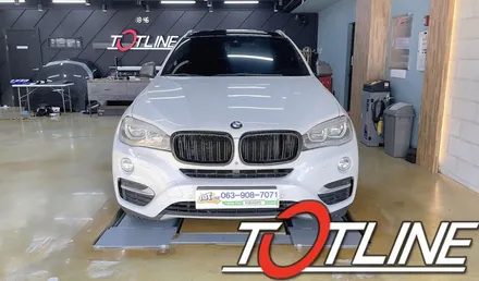 전북 BMW X6(F16) 고광택 랩핑 PTE 루프 스킨 / 전주시 덕진구