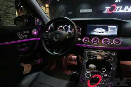벤츠 송풍구엠비언트 E클래스 (W213) E220D 신형 CLS 400D 처럼 엠비언트 튜닝은 전문적으로 깔끔하게 티오티라인 에서 장착하자 / 전주시 덕진구