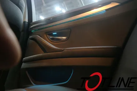 BMW 5시리즈(F10) 엠비언트 광량업 티오티라인 에서 가능합니다 / 전주시 덕진구