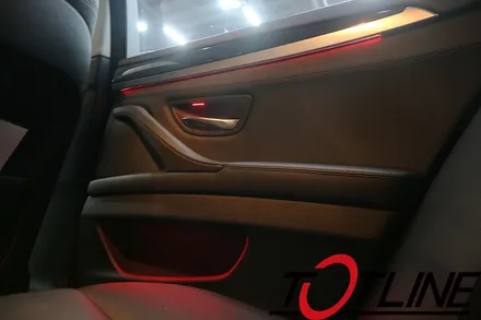 BMW 5시리즈(F10) 엠비언트 광량업 티오티라인 에서 가능합니다 / 전주시 덕진구