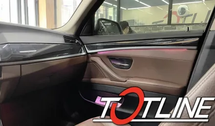 BMW 5시리즈(F10) 순정 앰비언트 광량업과함께 BMW 코딩으로 색상 추가 / 전주시 덕진구