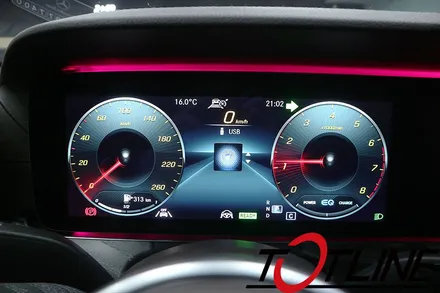 벤츠송풍구엠비언트 CLS450(C257) 21년형 리어송풍구엠비언트 와 리어스플리터 / 전주시 덕진구