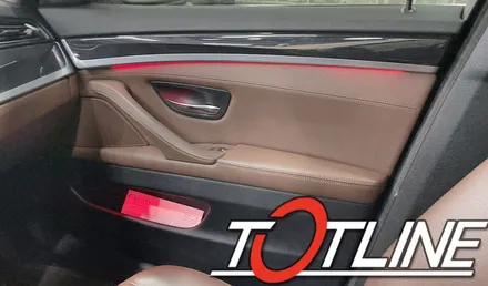 BMW 5시리즈(F10) 순정 앰비언트 광량업과함께 BMW 코딩으로 색상 추가 / 전주시 덕진구