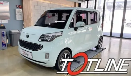 전북 랩핑(래핑) 기아 레이 사틴 블랙 무광 블랙으로 차량 색상 변경했습니다 / 전주시 덕진구