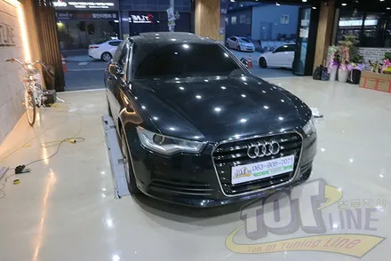전주랩핑 티오티라인 에서 아우디 A6 랩핑 제거 가능합니다 / 전주시 덕진구