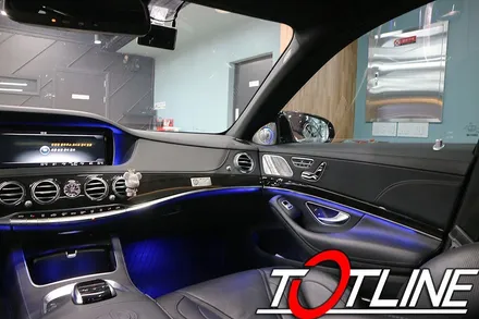 벤츠 실내튜닝 끝판왕 S클래스(W222) 63AMG 송풍구엠비언트 전주티오티라인 이 맛집 / 전주시 덕진구