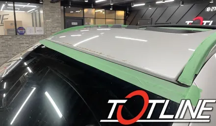 전북 BMW X6(F16) 고광택 랩핑 PTE 루프 스킨 / 전주시 덕진구