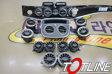 벤츠 실내튜닝 끝판왕 S클래스(W222) 63AMG 송풍구엠비언트 전주티오티라인 이 맛집 / 전주시 덕진구