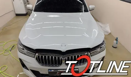가장 두꺼운 PPF 필름 전북 전주에서 BMW 6GT(G32) 630i 보닛(본넷)에 PPF 시공으로 스톤 칩으로부터 보호를 했습니다 / 전주시 덕진구