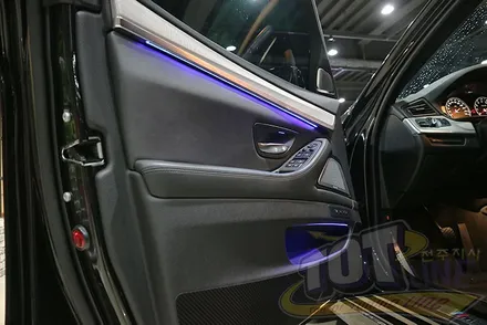 전주 TOTLINE 수입차멀티샵에서 BMW M5 가변엠비언트 깔끔하게 시공 !! / 전주시 덕진구