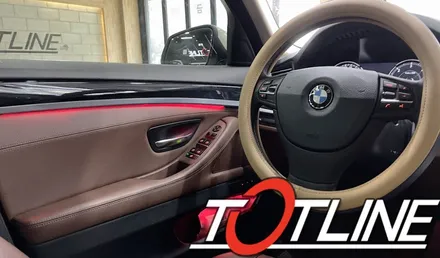 BMW 5시리즈(F10) 순정 앰비언트 광량업과함께 BMW 코딩으로 색상 추가 / 전주시 덕진구