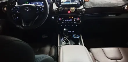 싼타페TM,RGB광섬유엠비언트,천안,아산,평택,청주,대전,세종,자동차튜닝,엠비언트무드등,튜닝,천안엠비언트코리아,실내무드등 / 천안 서북구