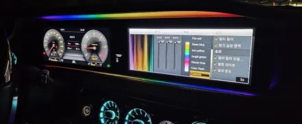 w222 s500 차량과 에이비클 의 조합 엠비언트라이트의 끝판왕 탄생 / 천안 서북구