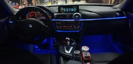 bmw320d,RGB광섬유엠비언트,천안,아산,평택,청주,대전,세종,자동차튜닝,엠비언트무드등,튜닝,천안엠비언트코리아,실내무드등 / 천안 서북구