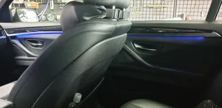 BMW520d,RGB광섬유엠비언트,천안,아산,평택,청주,대전,세종,자동차튜닝,엠비언트무드등,튜닝,천안엠비언트코리아,실내무드등 / 천안 서북구