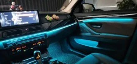 f10 bmw 의 완벽한 변신 새롭게 바뀐 실내 엠비언트라이트 한번볼께요!!! / 천안 서북구