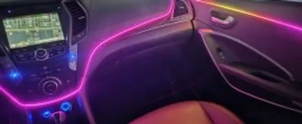 싼타페mx5 기다려!! 싼타페맥스크루즈 의 실내엠비언트 변신~ / 천안 서북구